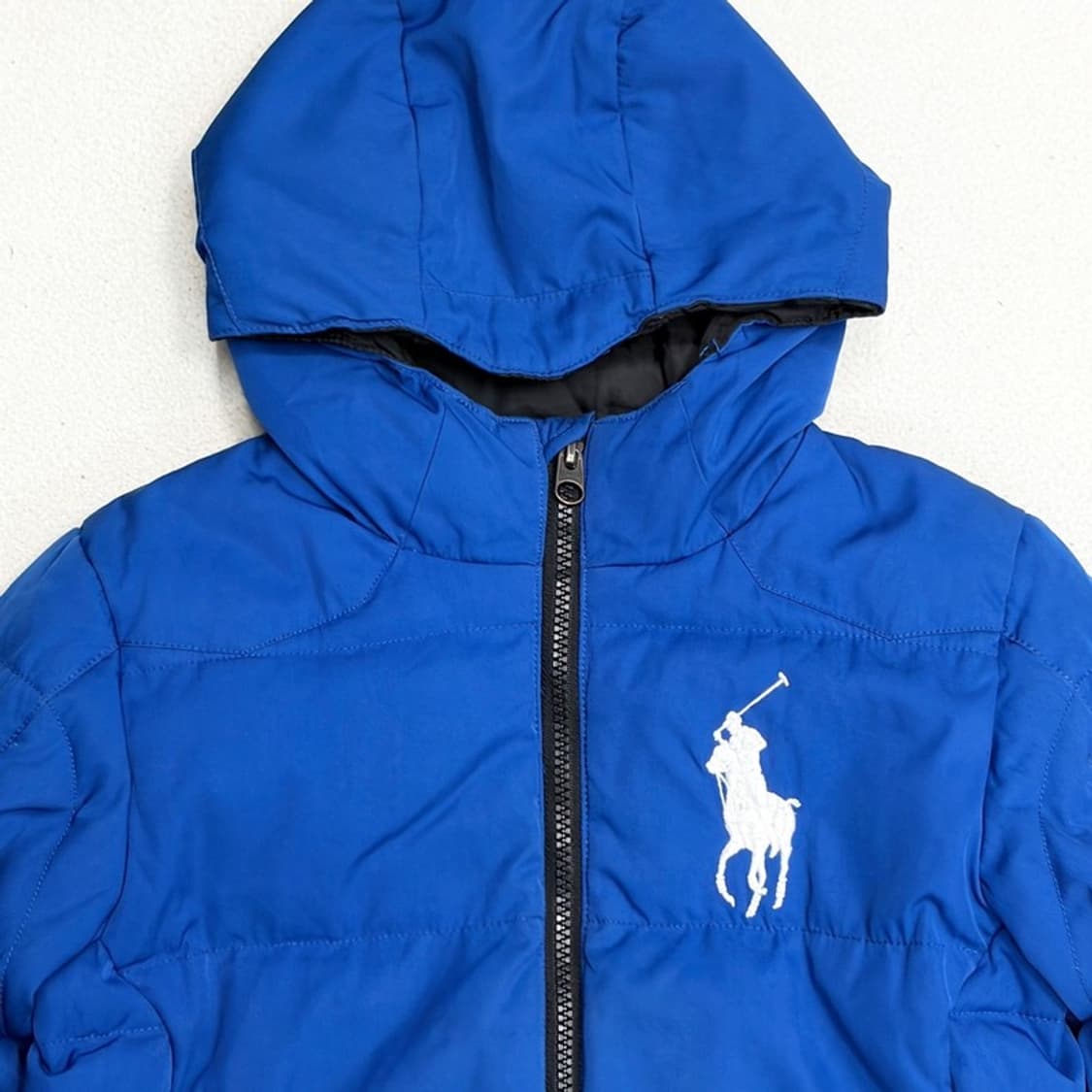 POLO 키즈 빅포니 블루 다운 패딩 7 상품이미지4