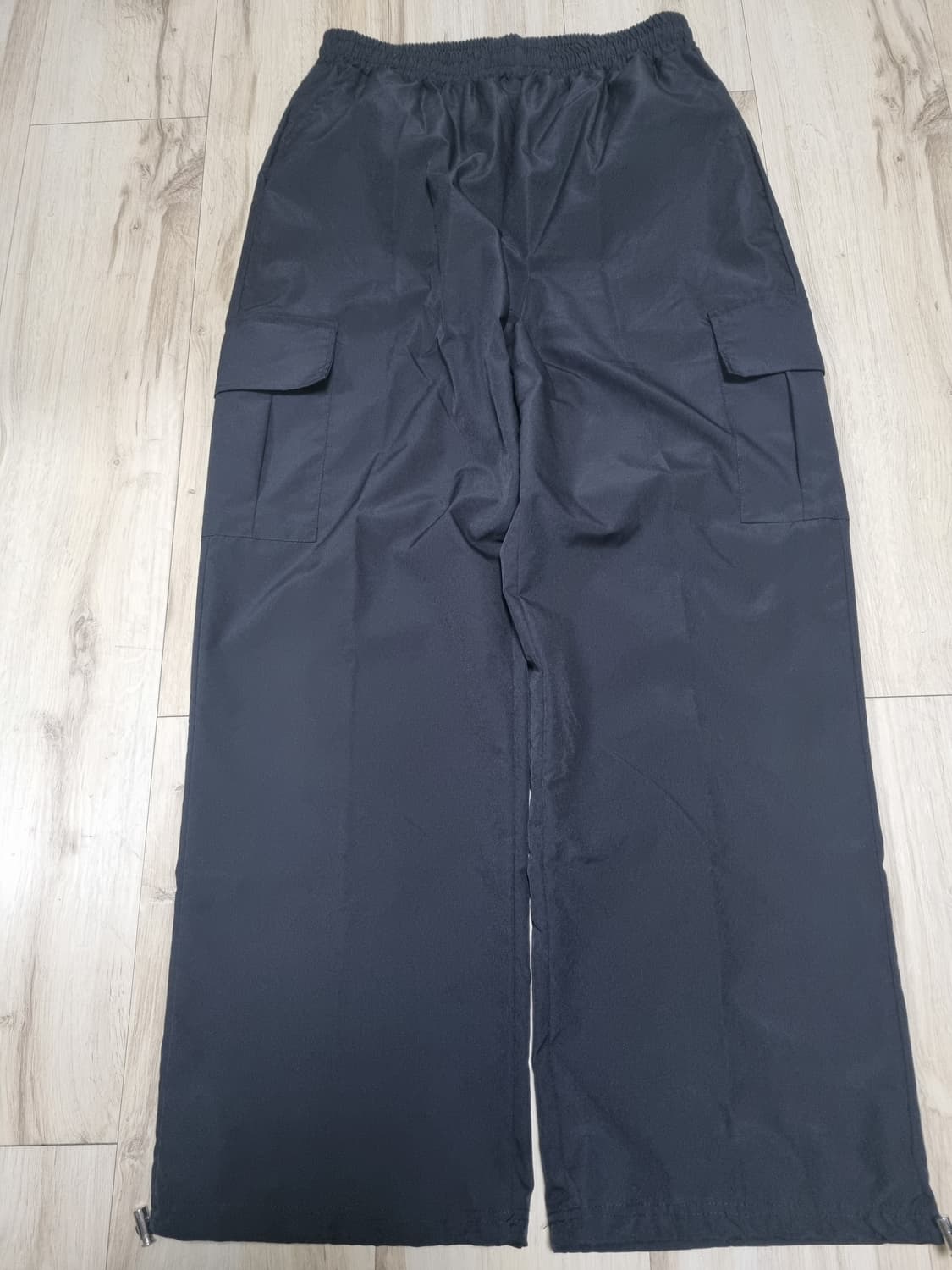 카고 스트링 와이드팬츠 2종 일괄판매 (블랙, 차콜) 상품이미지1