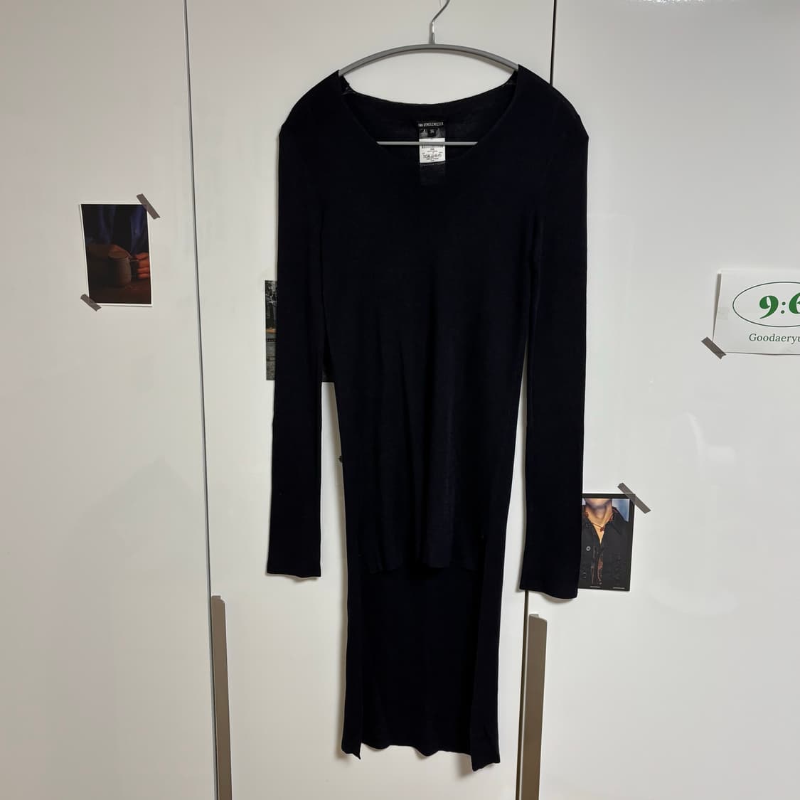 Ann Demeulemeester 실크 언발란스 롱슬리브 니트 상품이미지1
