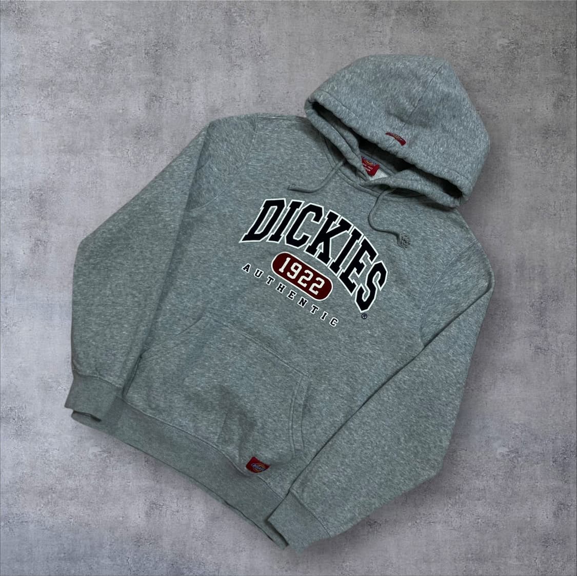 디키즈 스펠아웃 빅로고 그레이 후드티 상품이미지1