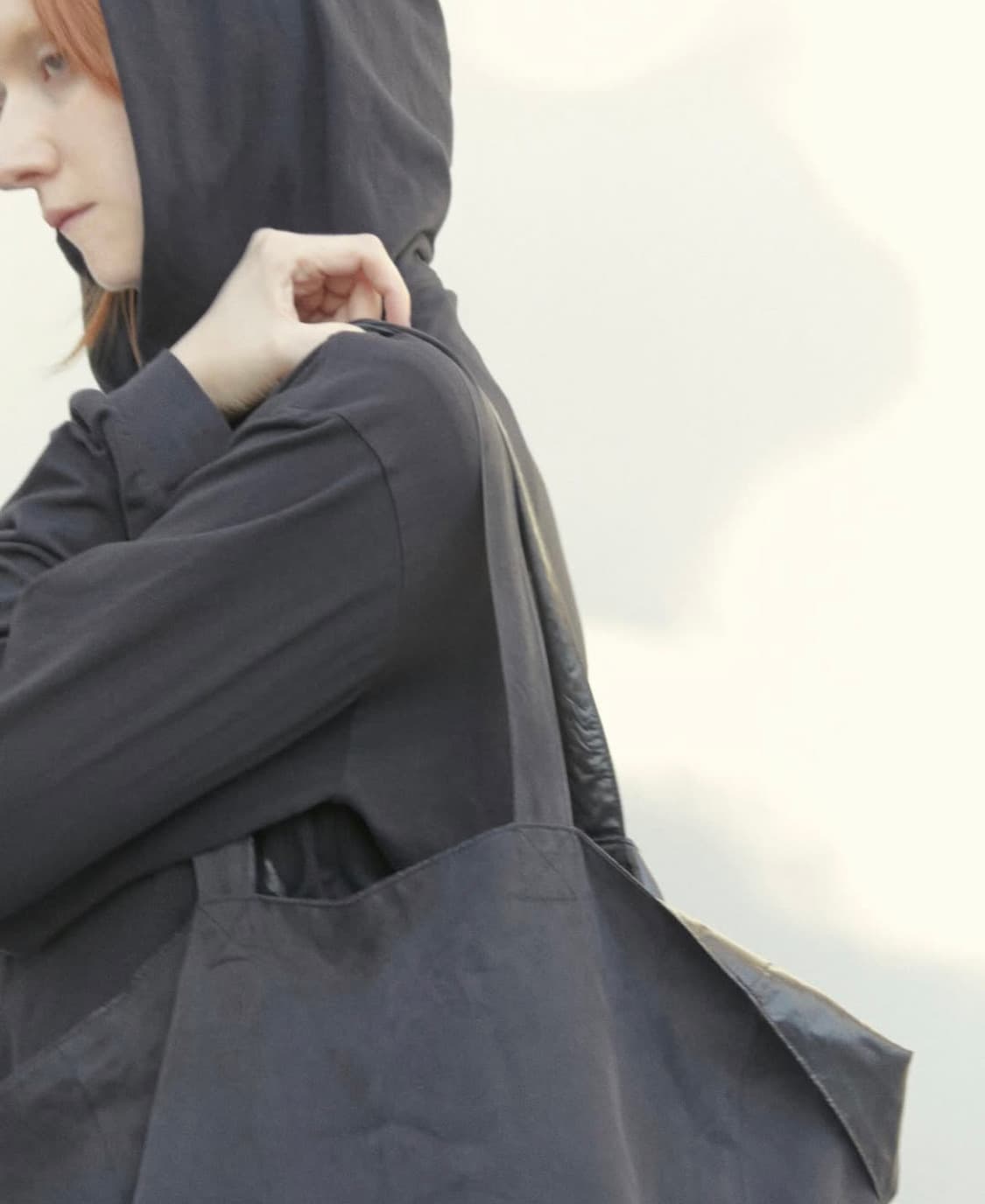 mudule 라운지 후드 블랙 상품이미지1