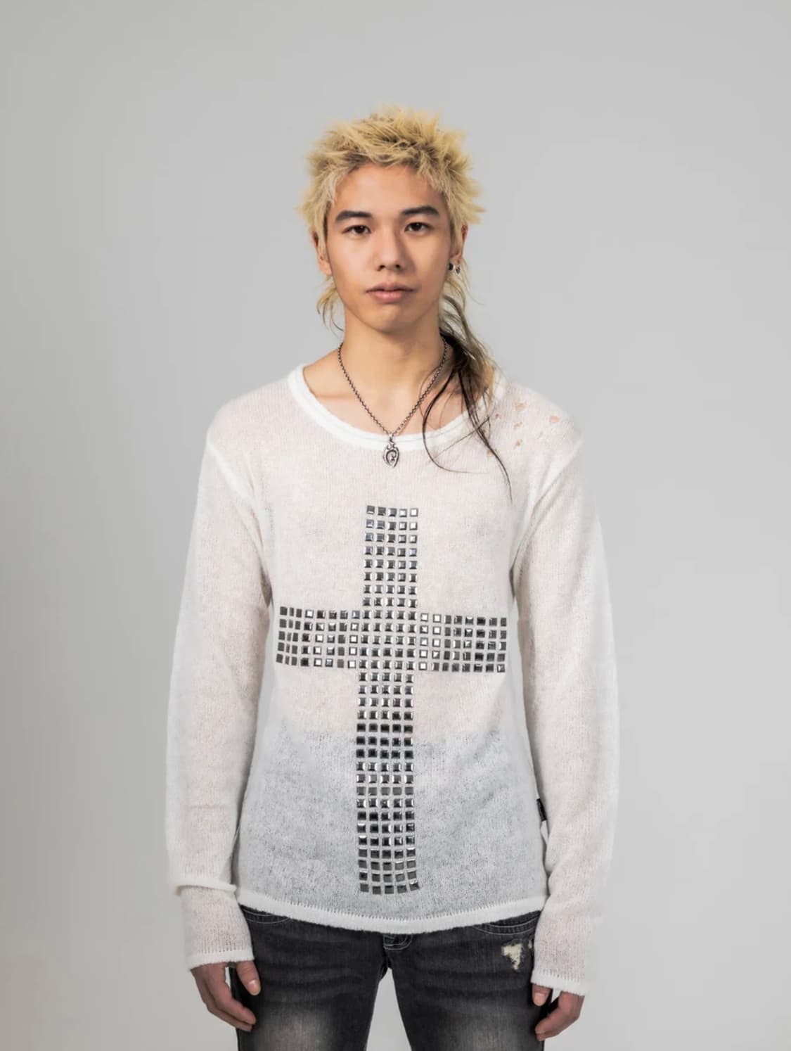 (2002)cross stud knit 상품이미지1