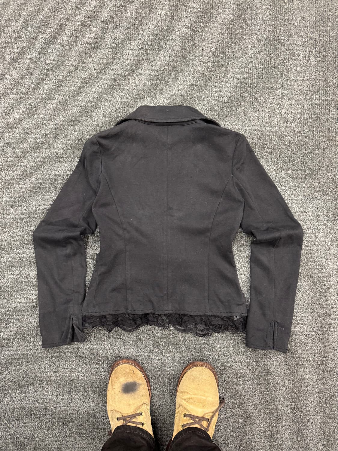 japanese vintage 여성 레이스 블레이저 자켓 상품이미지6