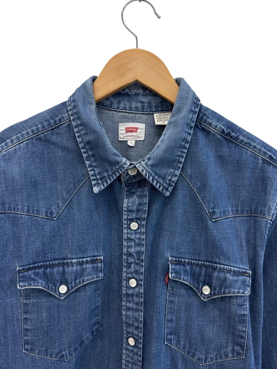 리바이스 샴브레이 셔츠 (L)  상품이미지2