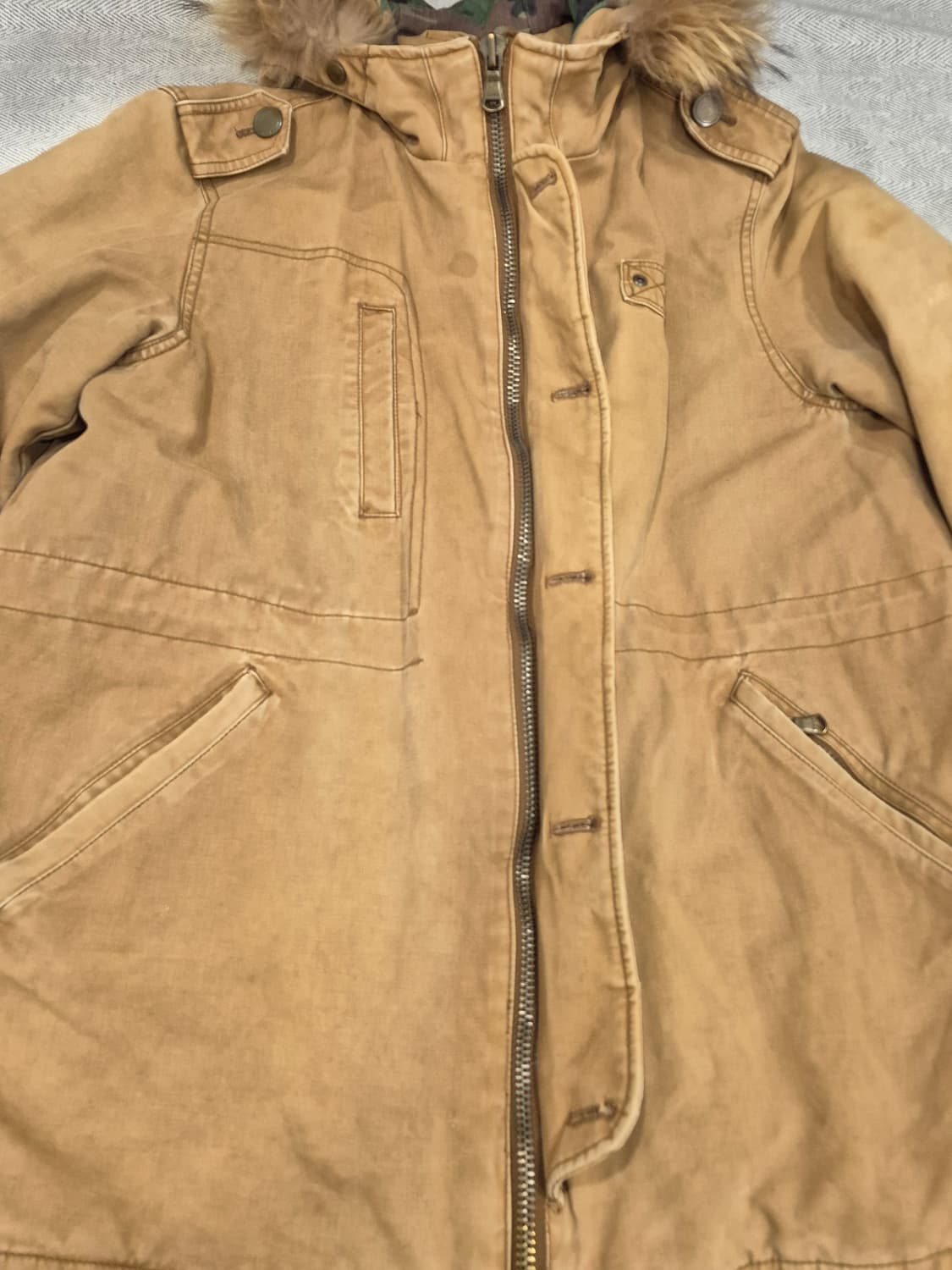 COAX 스트리트 빈티지 파카 점퍼 남성 100사이즈 상품이미지3