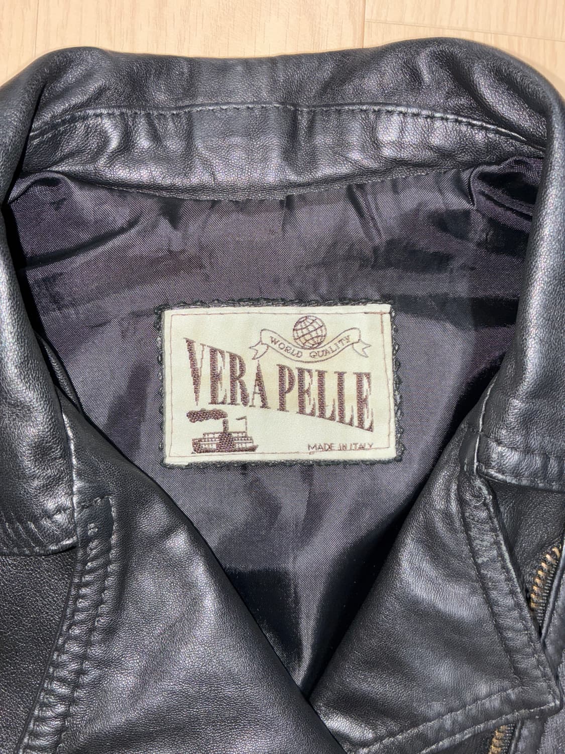 이탈리아 베지터블 램스킨 레더자켓 상품이미지7