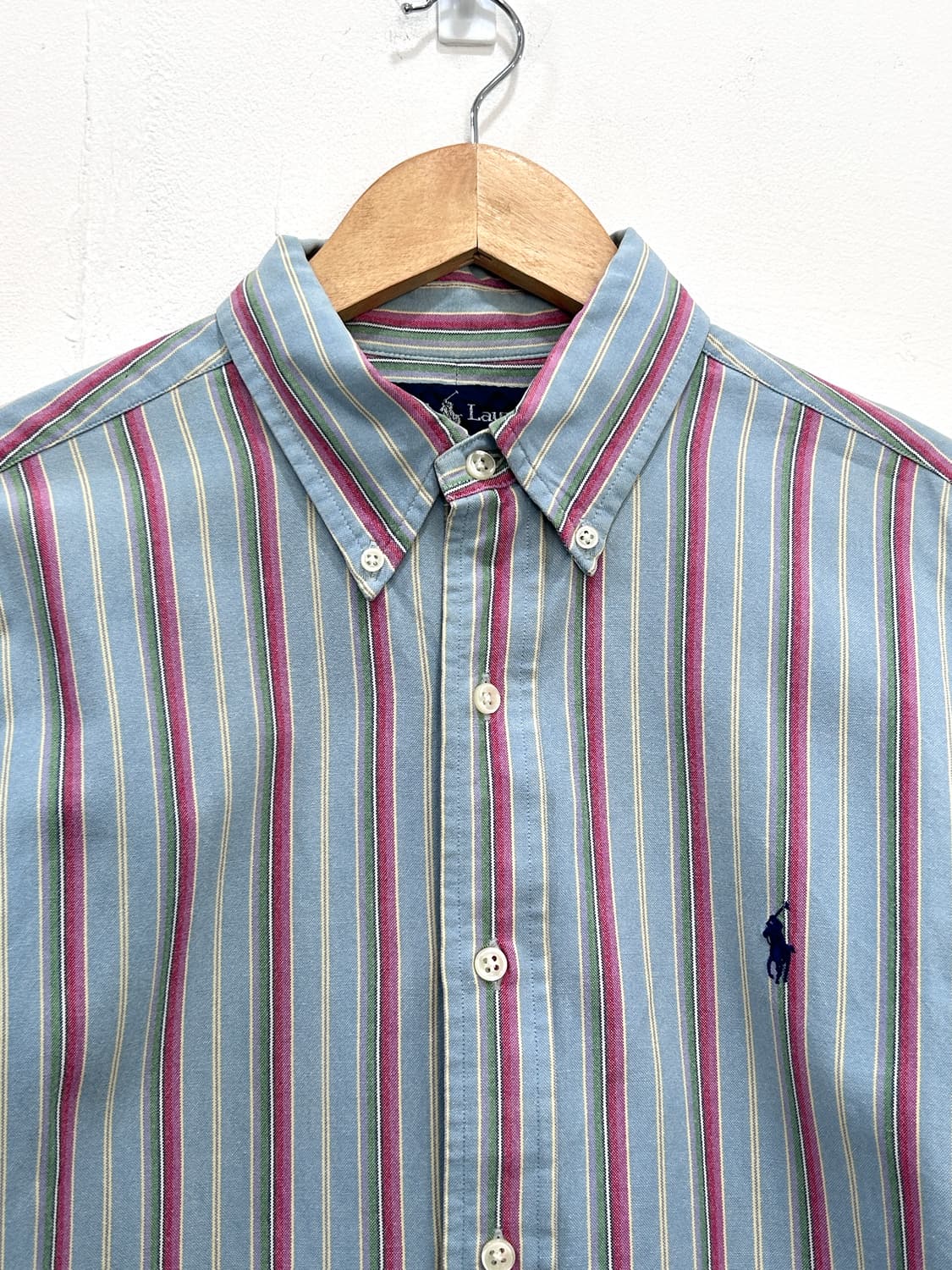 폴로랄프로렌 스트라이프 코튼 셔츠 남방 M 상품이미지2