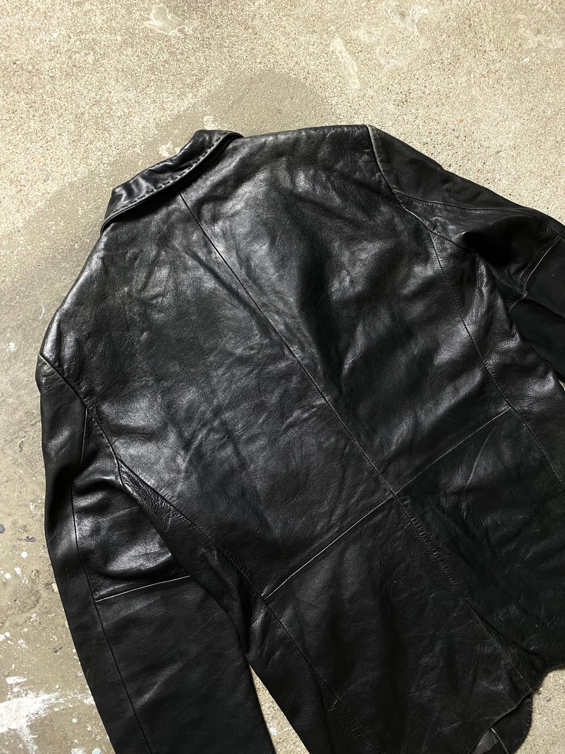 빈티지 레더 블레이저 가죽 자켓 빈티지 블레이저 자켓 상품이미지5