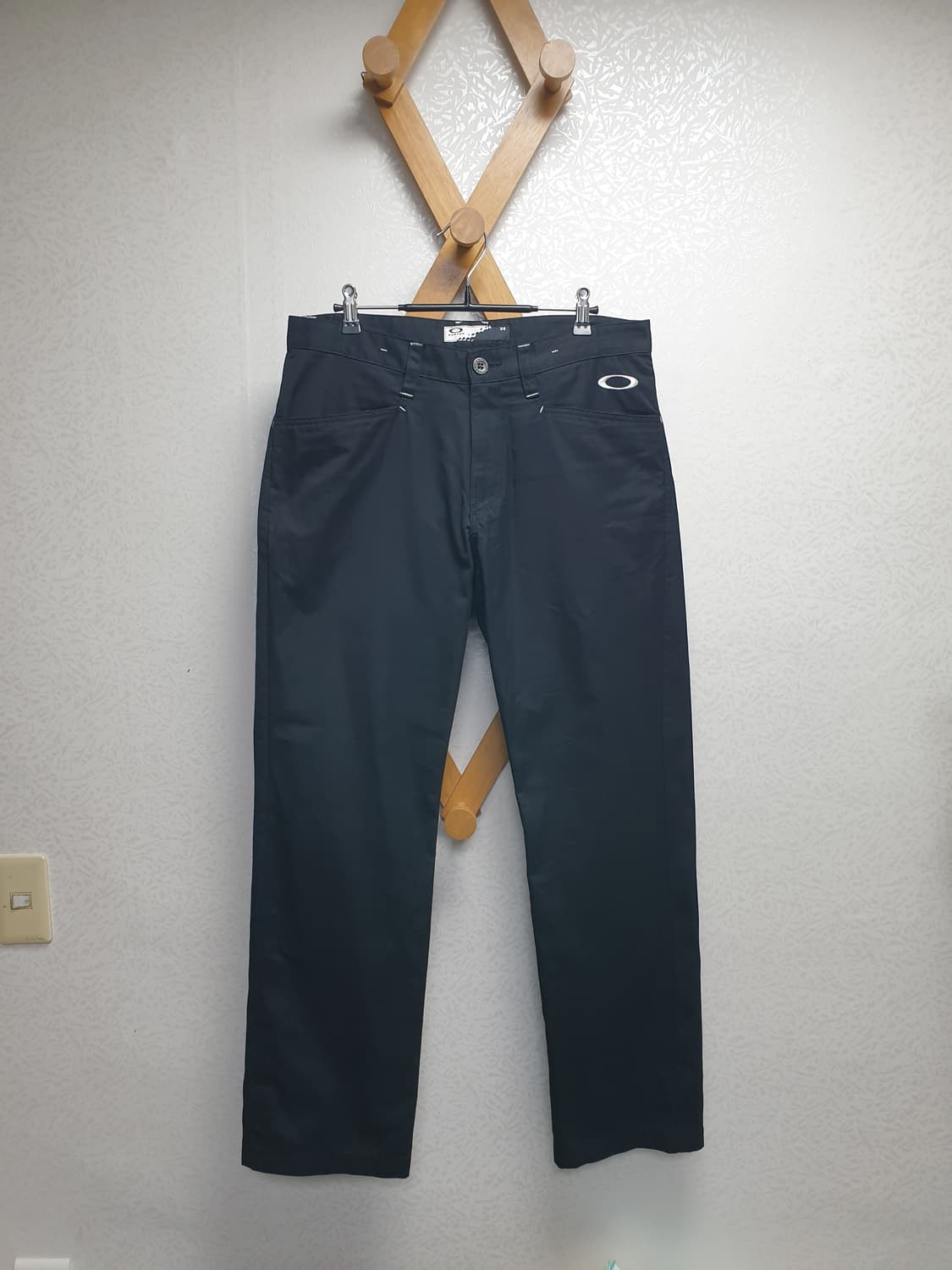 [남34] 오클리 블랙 남성 스판 바지 상품이미지1