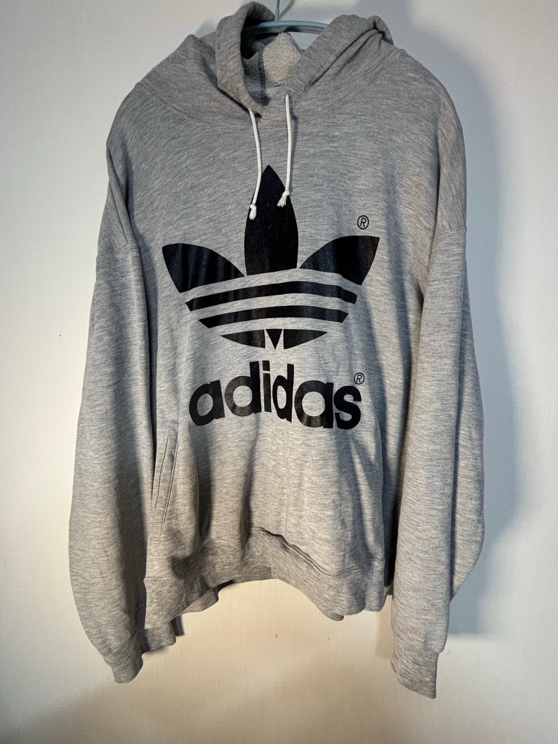 90s 아디다스 데상트 트레포일 빅로고 빈티지 후드 상품이미지2
