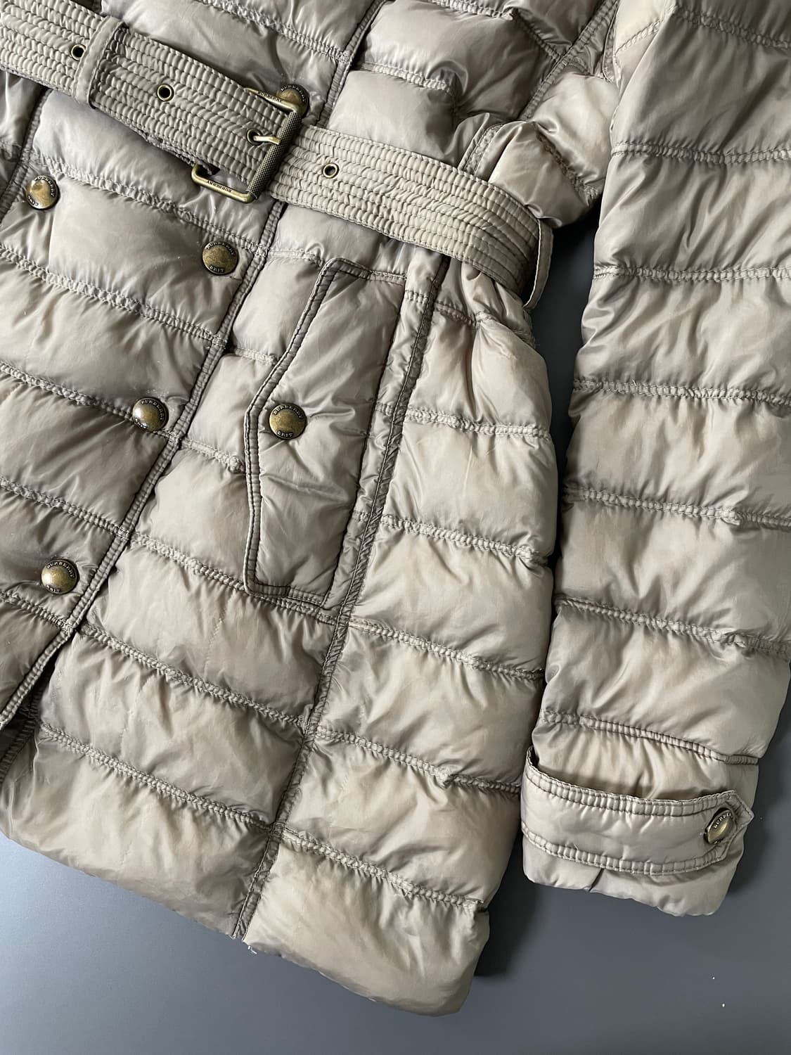 [M] 버버리 브릿 밸티드 경량 구스다운 패딩 점퍼 상품이미지6