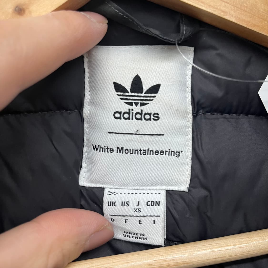 아디다스 블랙 패턴 패딩 점퍼 s 상품이미지6