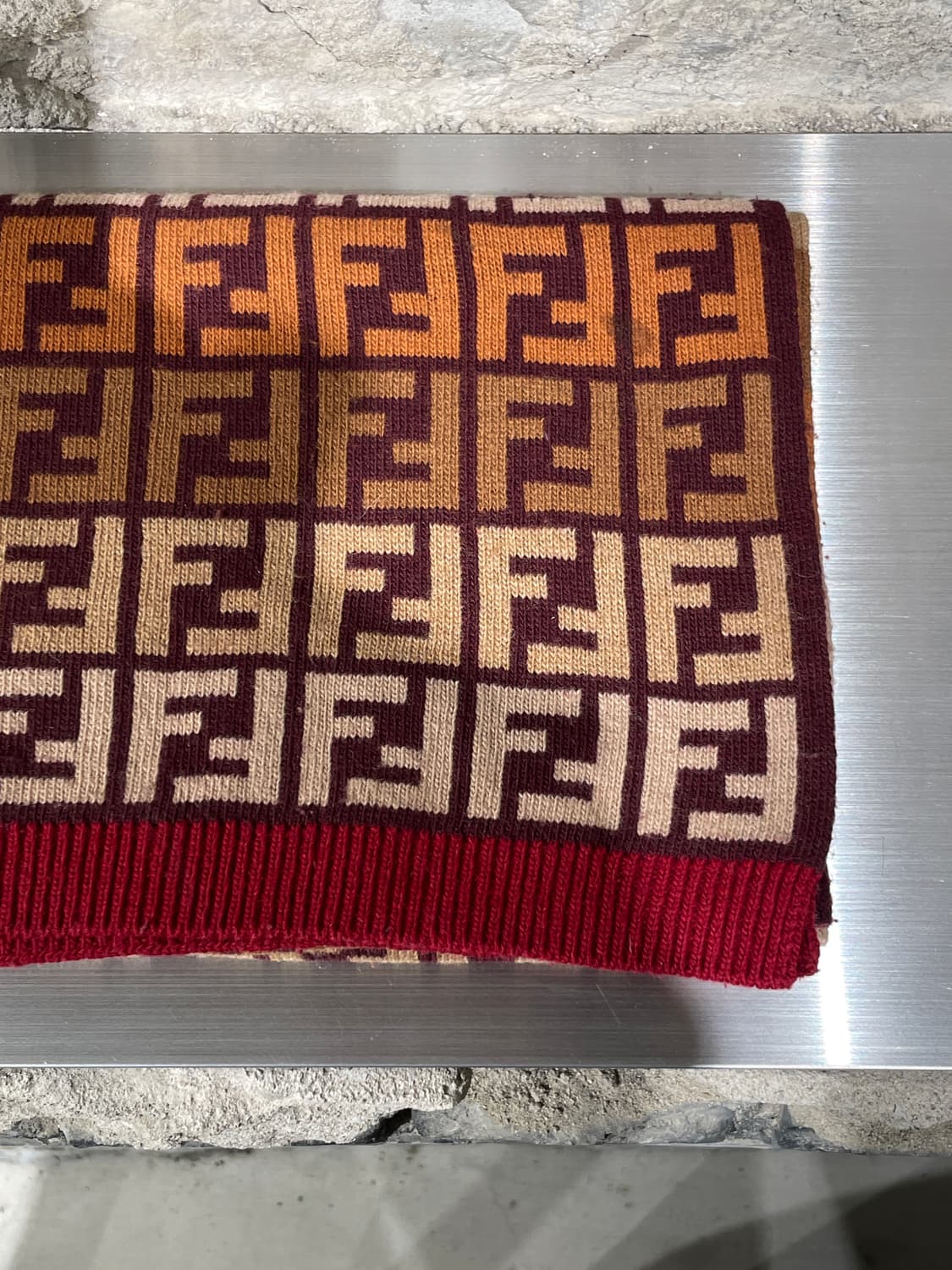 펜디 주카 패턴 울 머플러 상품이미지3