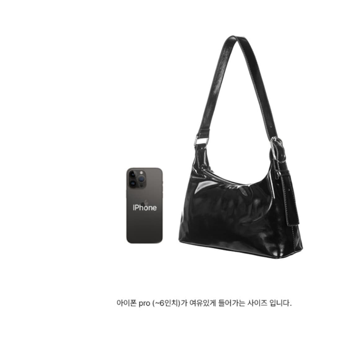 레더리 글로시 백 상품이미지6