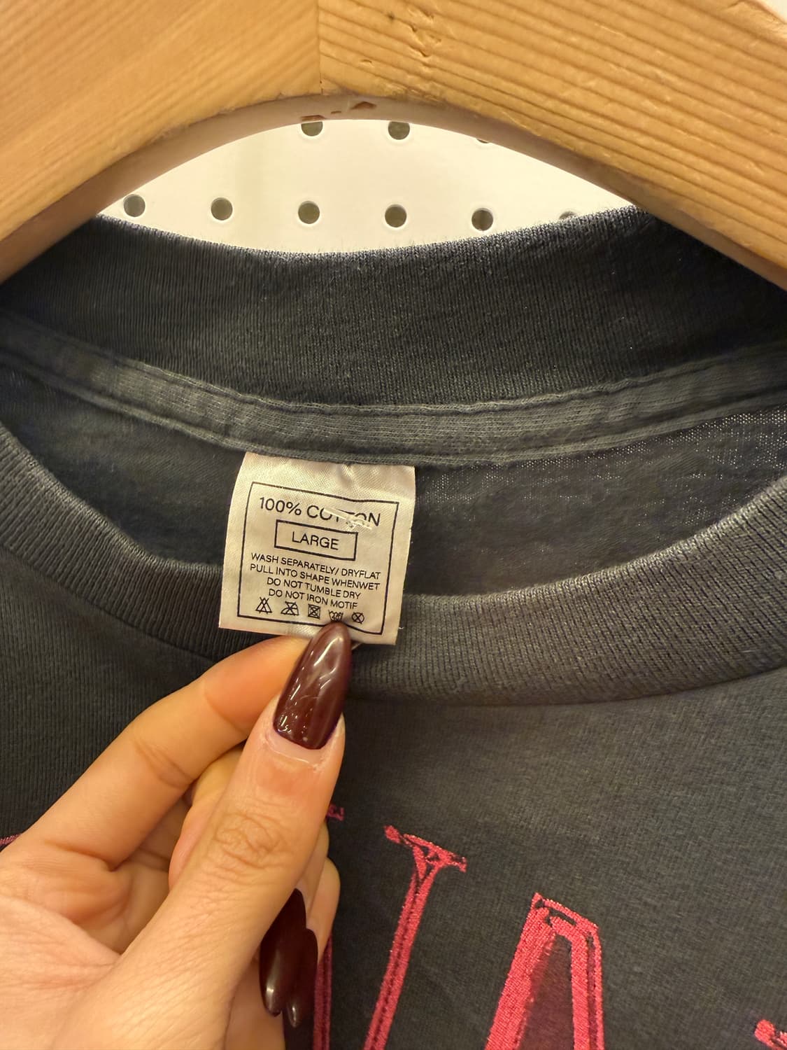 빈티지 너바나 버즈콕스 1991 마드리드 반팔 티셔츠 U1528 상품이미지5