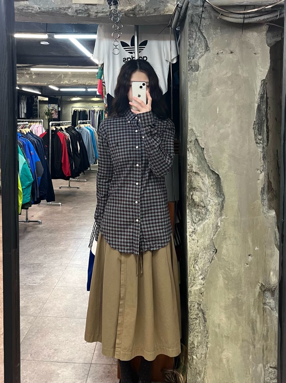 폴로 랄프로렌 체크 셔츠 블랙 S #csz2832  상품이미지2