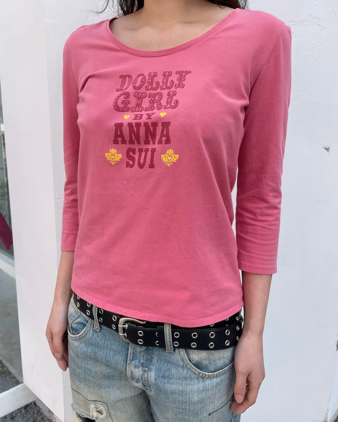 Dolly Girl by Anna Sui 7부 티셔츠 상품이미지1