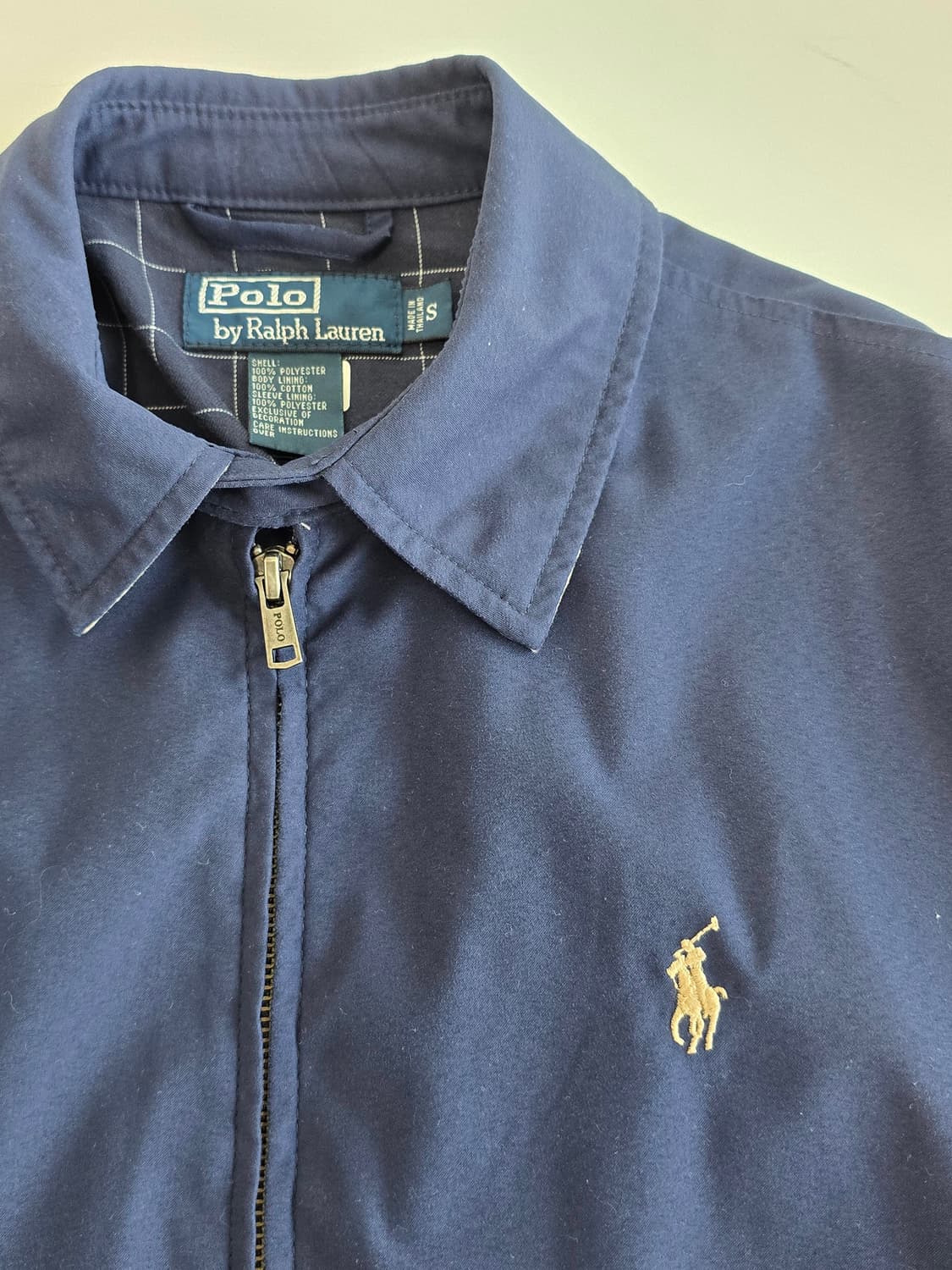 폴로 랄프로렌 네이비 바이스윙 자켓 S 상품이미지3