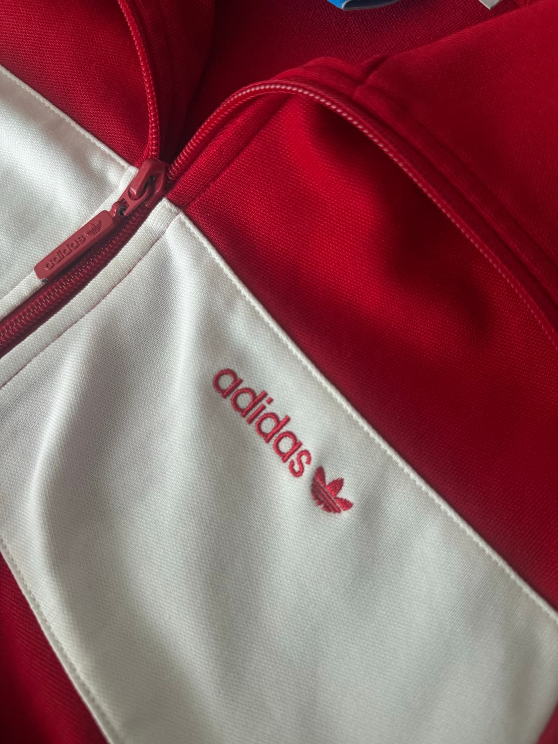 아디다스 바켄바우어 레드 화이트 져지 상품이미지2