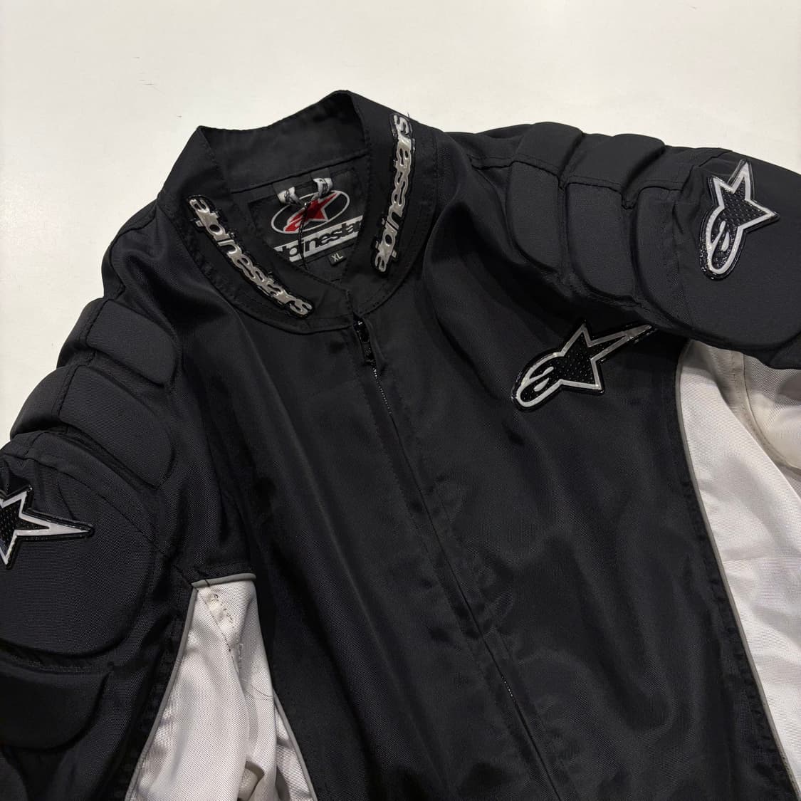 [XL] 알파인스타 매쉬 블랙/화이트 라이딩 자켓 D764 상품이미지3