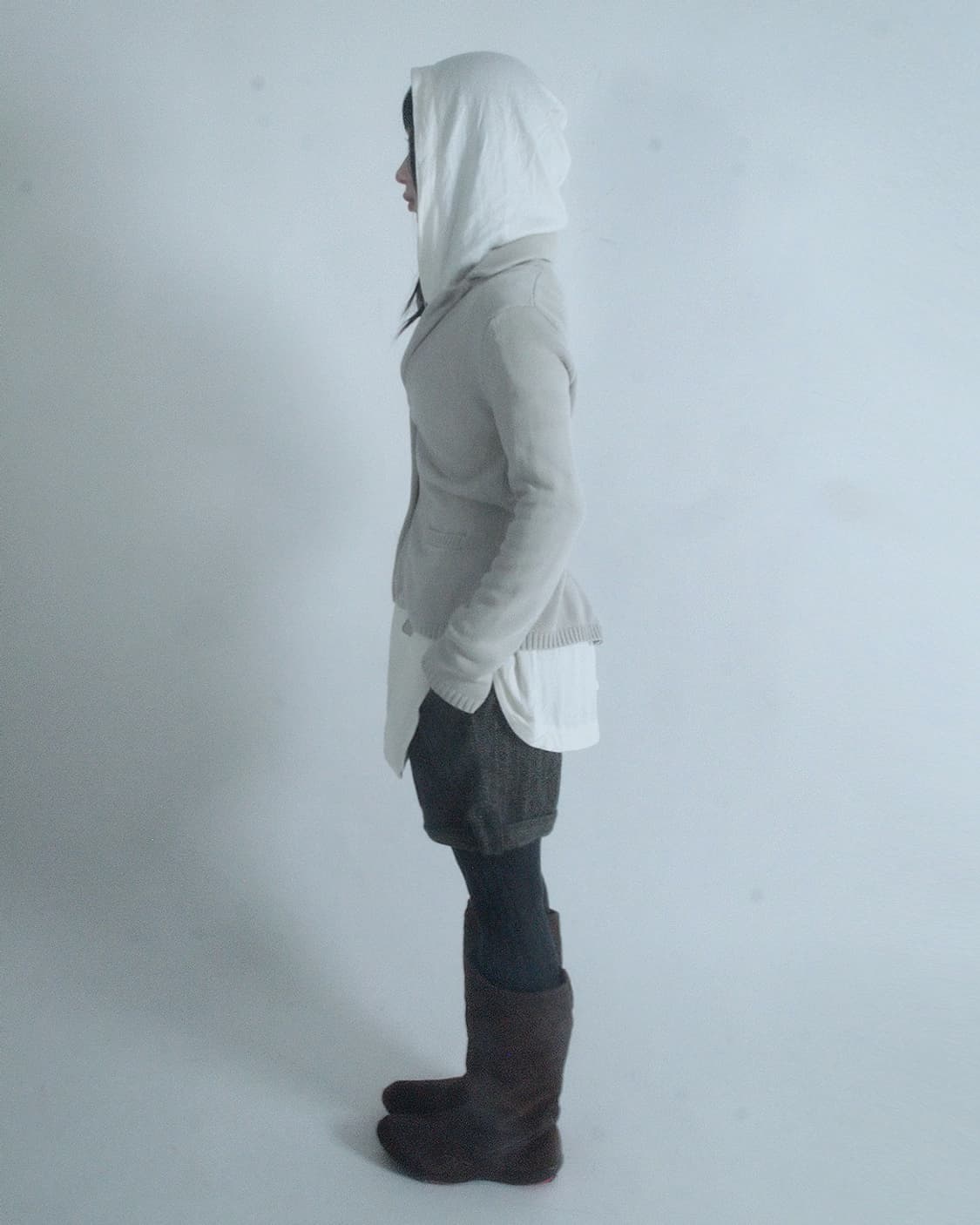Greyish ivory 2 button knit jacket 상품이미지4