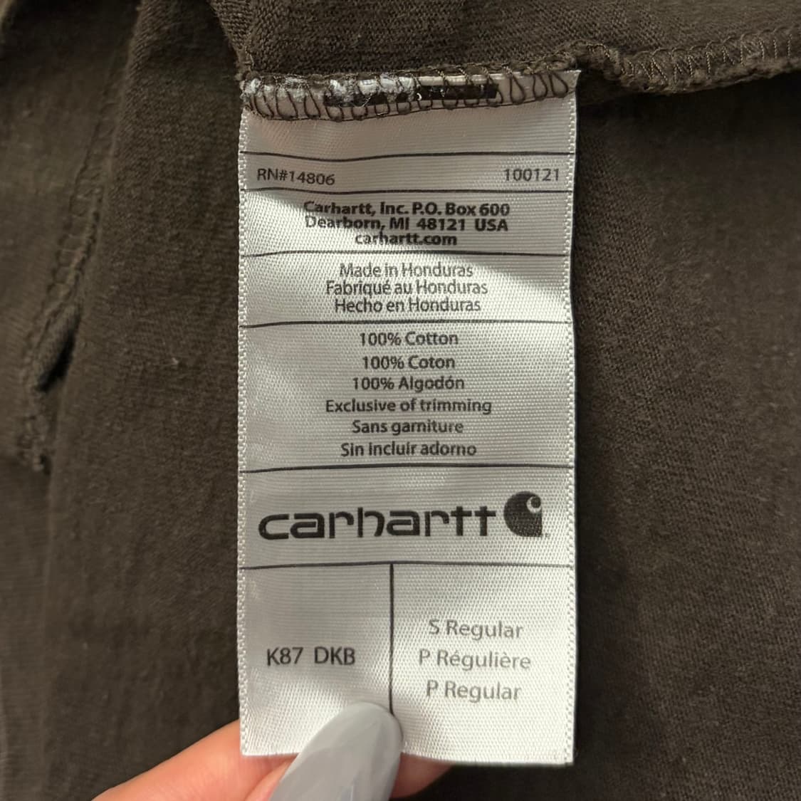 Carhartt 칼하트 빈티지 반팔 티셔츠 S 상품이미지6