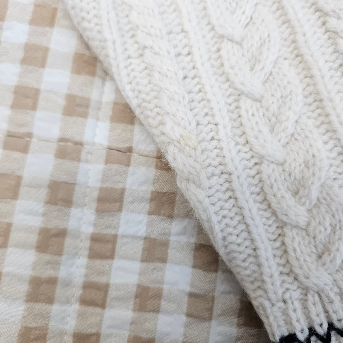 라코스테 브이넥 케이블 니트 스웨터 남자100~105 상품이미지5