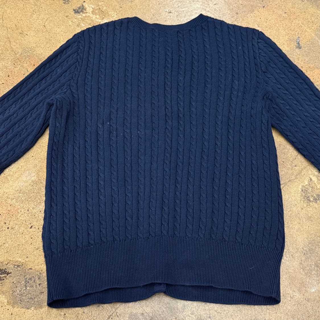 폴로 랄프로렌 네이비 꽈배기 니트 가디건 상품이미지4