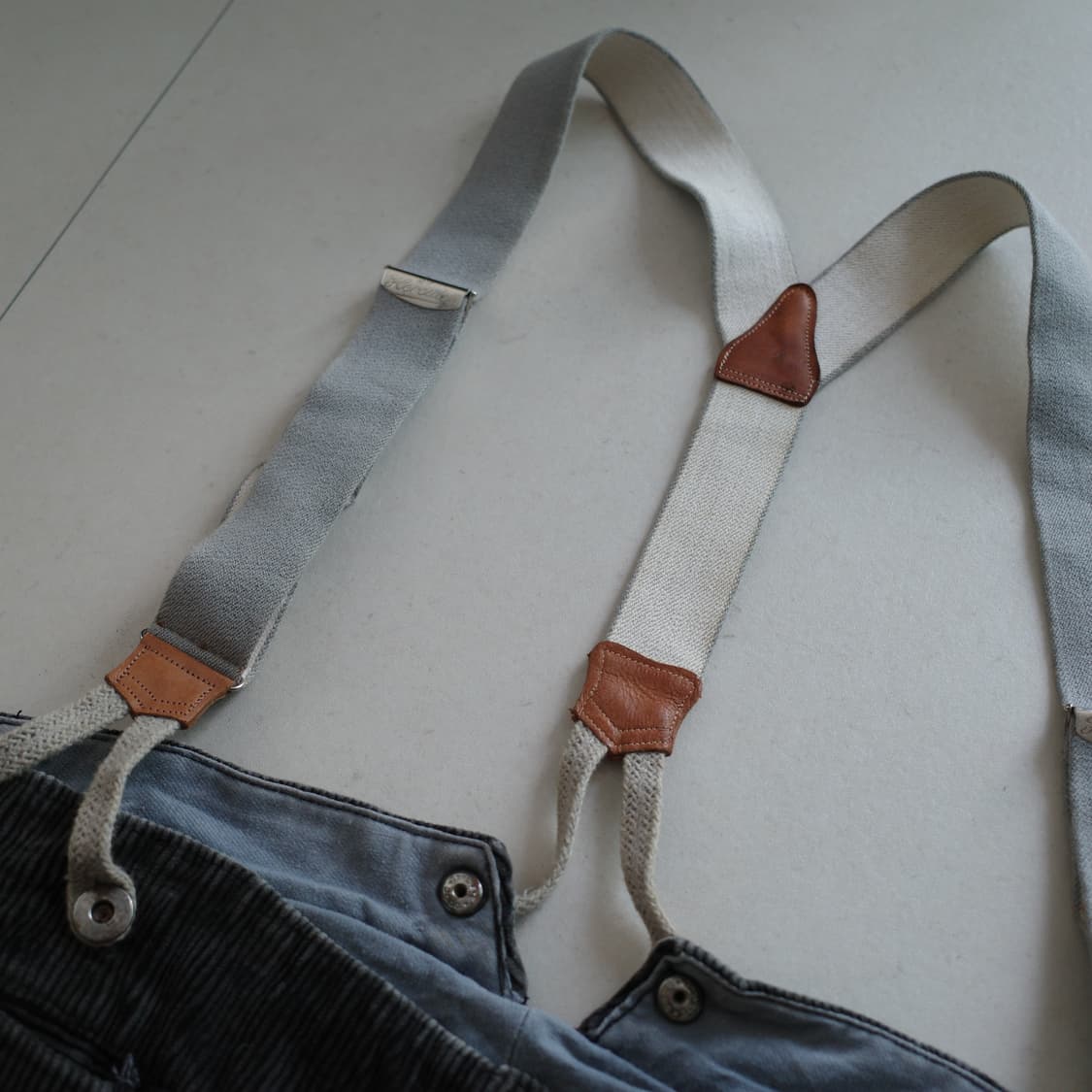 50년대 "Le Favori" 프렌치 워크 해비 코듀로이 팬츠 상품이미지6