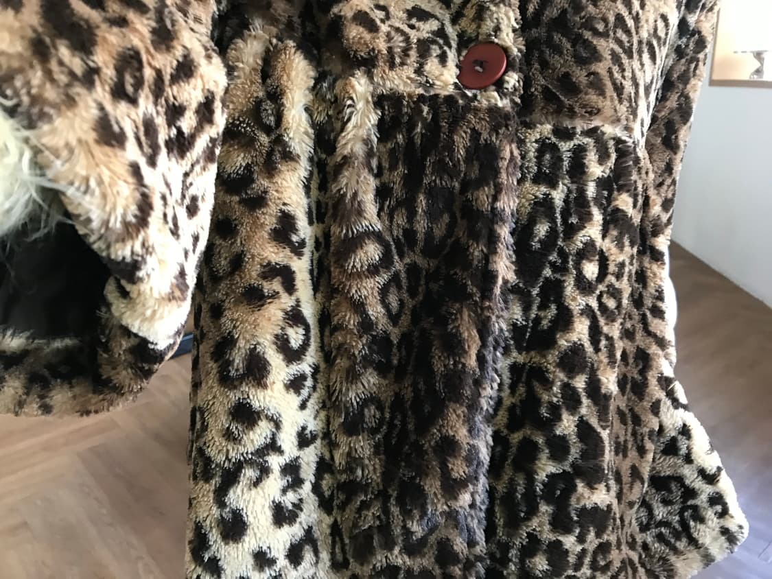 vintage pattern fur jacket 상품이미지4