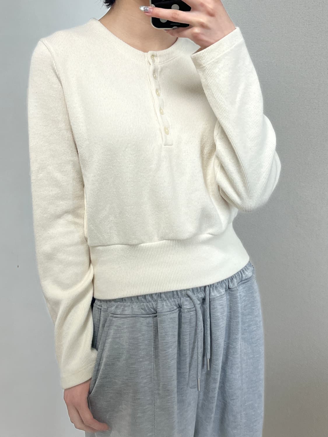 아이보리 니트 상품이미지4
