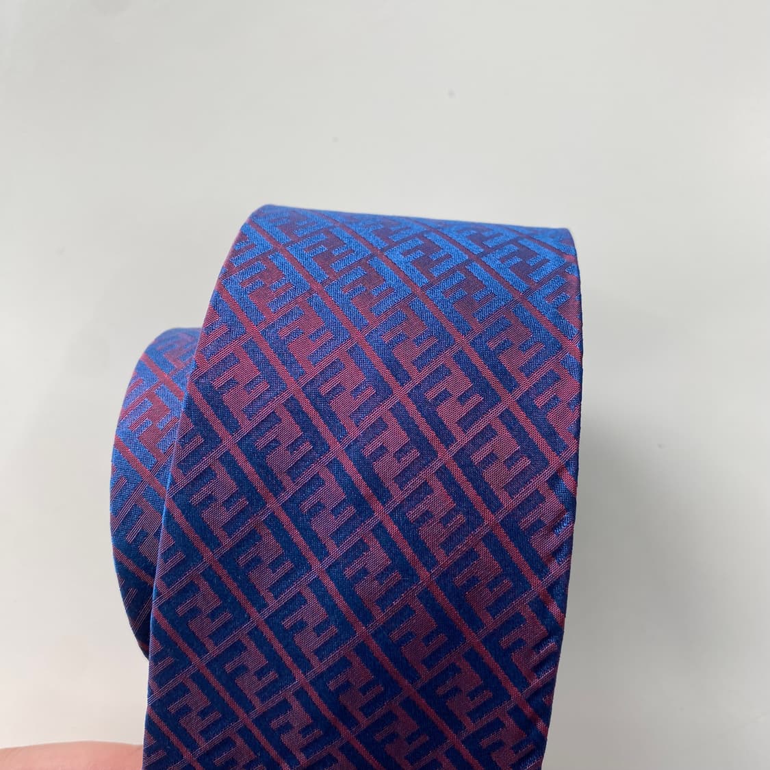 신형 펜디 (FENDI) 모노그램 명품 정품 넥타이 8.3cm 상품이미지4