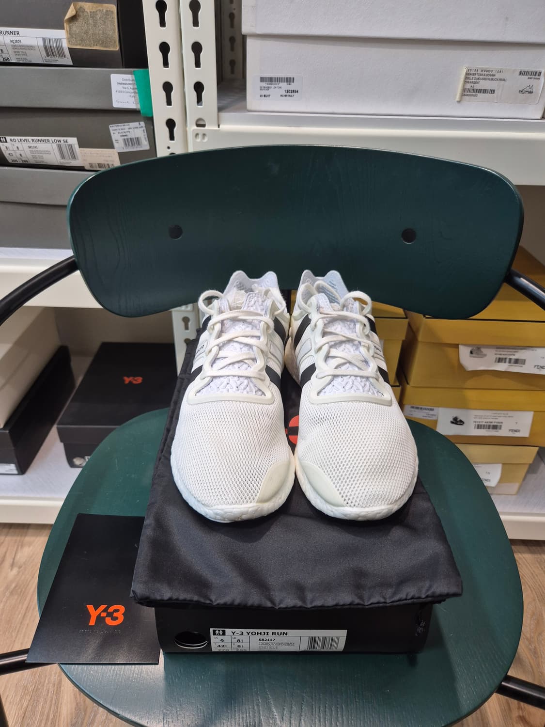 Y-3 요지런 화이트 스니커즈 상품이미지2
