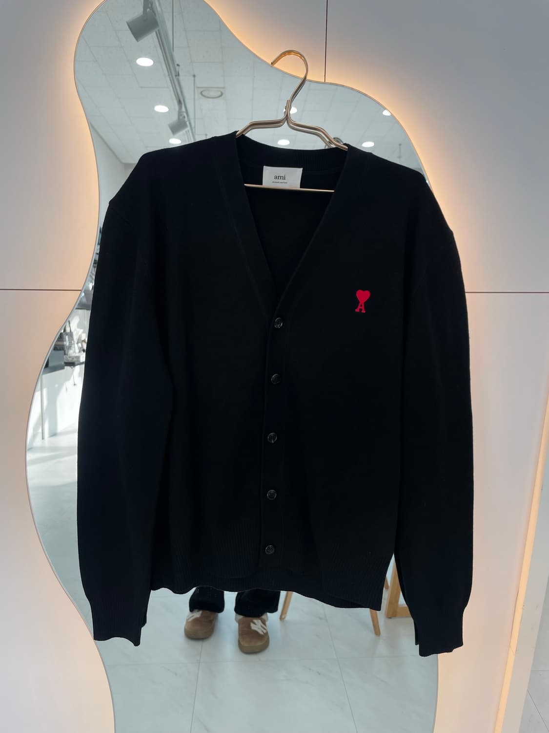 [정품] [새상품] 아미 스몰하트 가디건 남여공용 상품이미지1