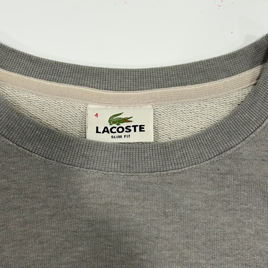 Lacoste 라코스테 1933로고 그레이 맨투맨 상품이미지5