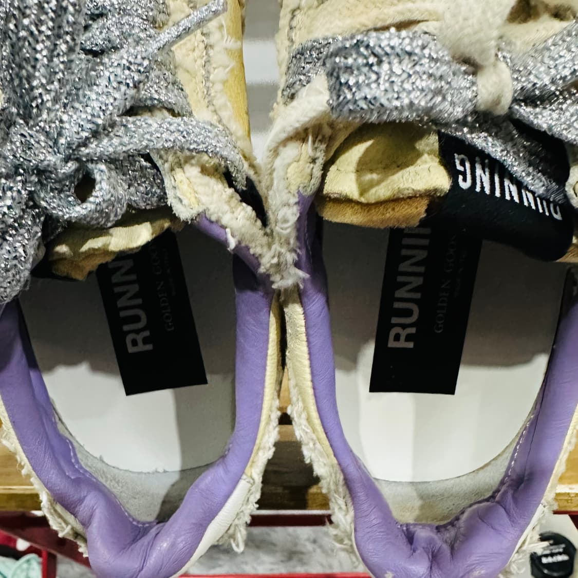 38) 골든구스 운동화 남녀 공용 러닝 솔 디스트레스드 레더 캔버스 상품이미지8