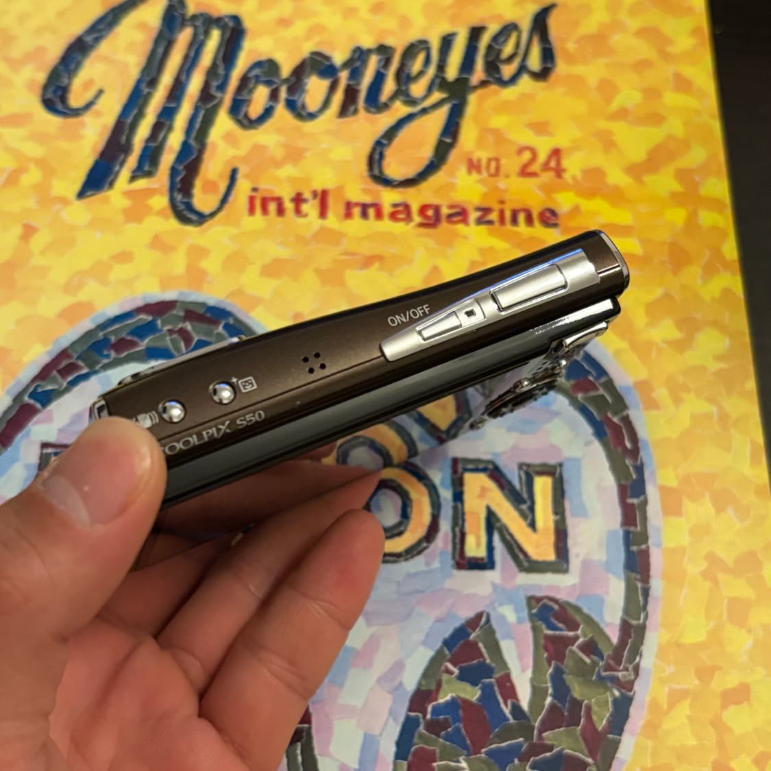 [작례]니콘 쿨픽스 S50 브라운 디카 디지털카메라 상품이미지6