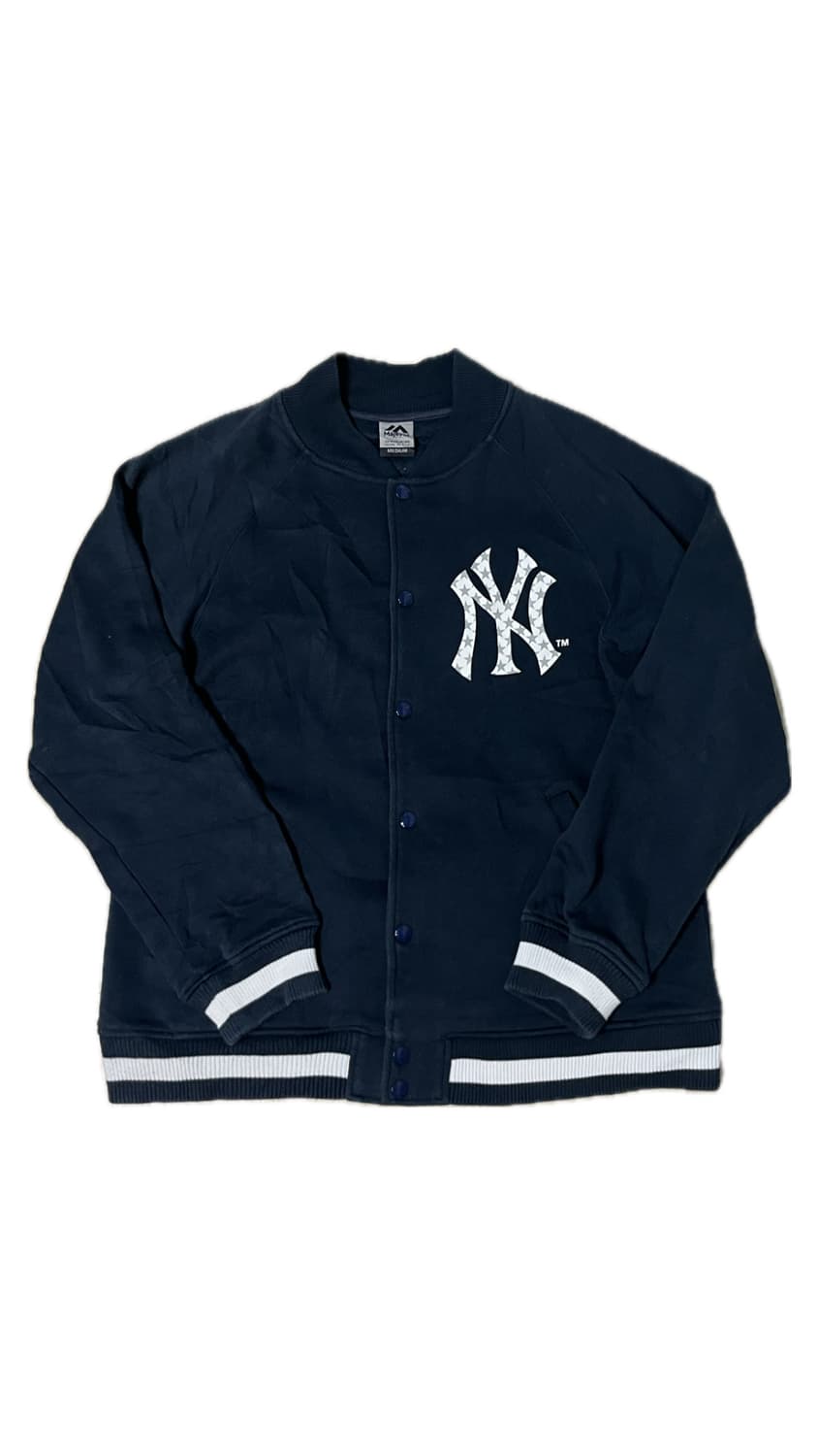 Majestic 마제스틱 뉴욕 양키스 스웨트 바시티 자켓 상품이미지1