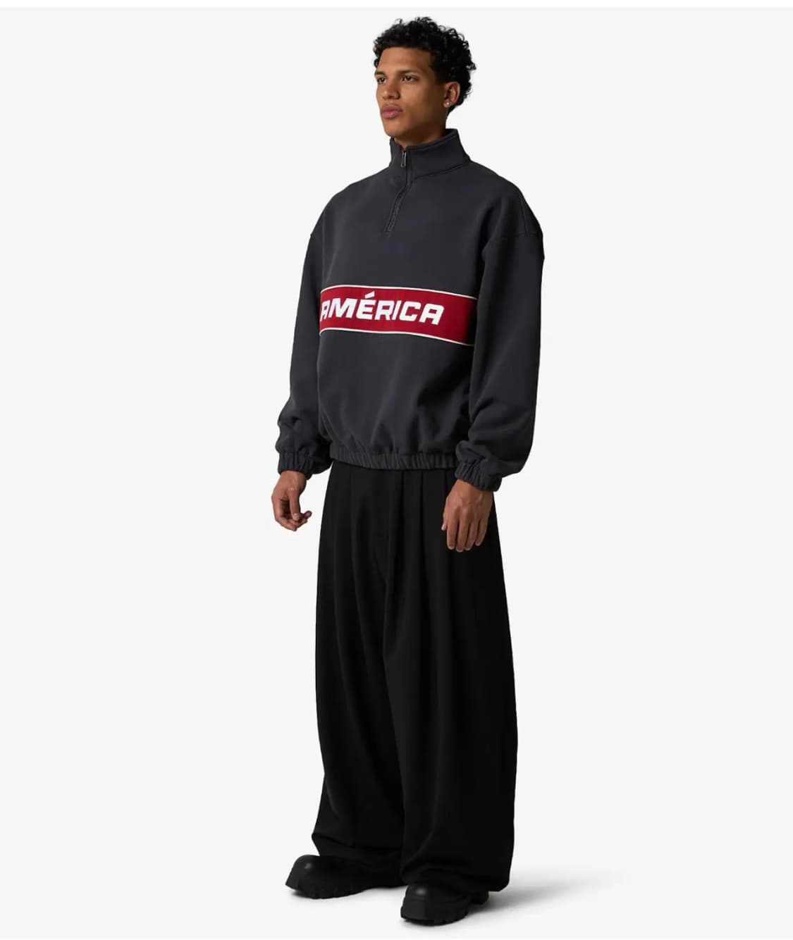 Willy chavarria america quarter zip 상품이미지4