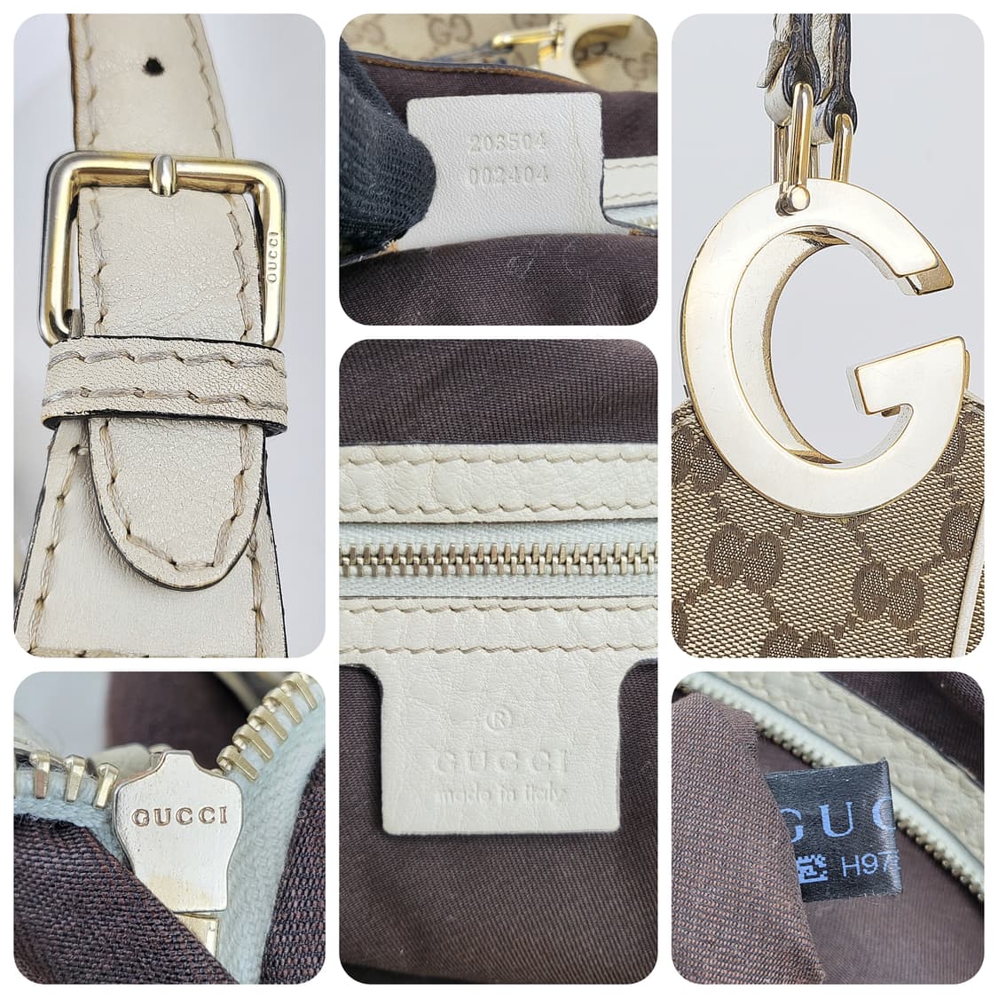 정품 구찌 샬롯 GG 로고 자가드 숄더백 상품이미지9