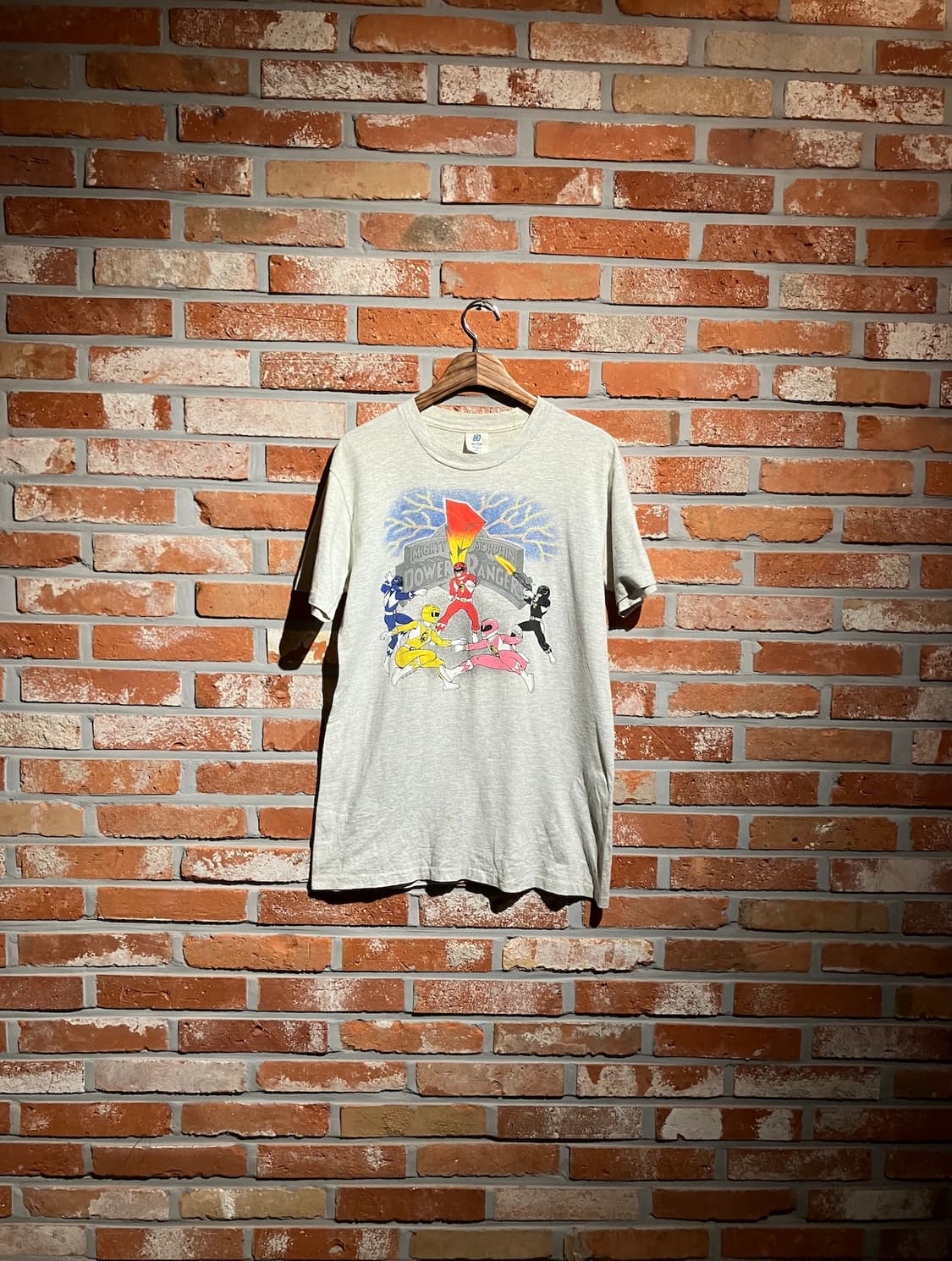 90s USA 빈티지 마이티 몰핀 파워레인저 반팔 티셔츠 상품이미지1