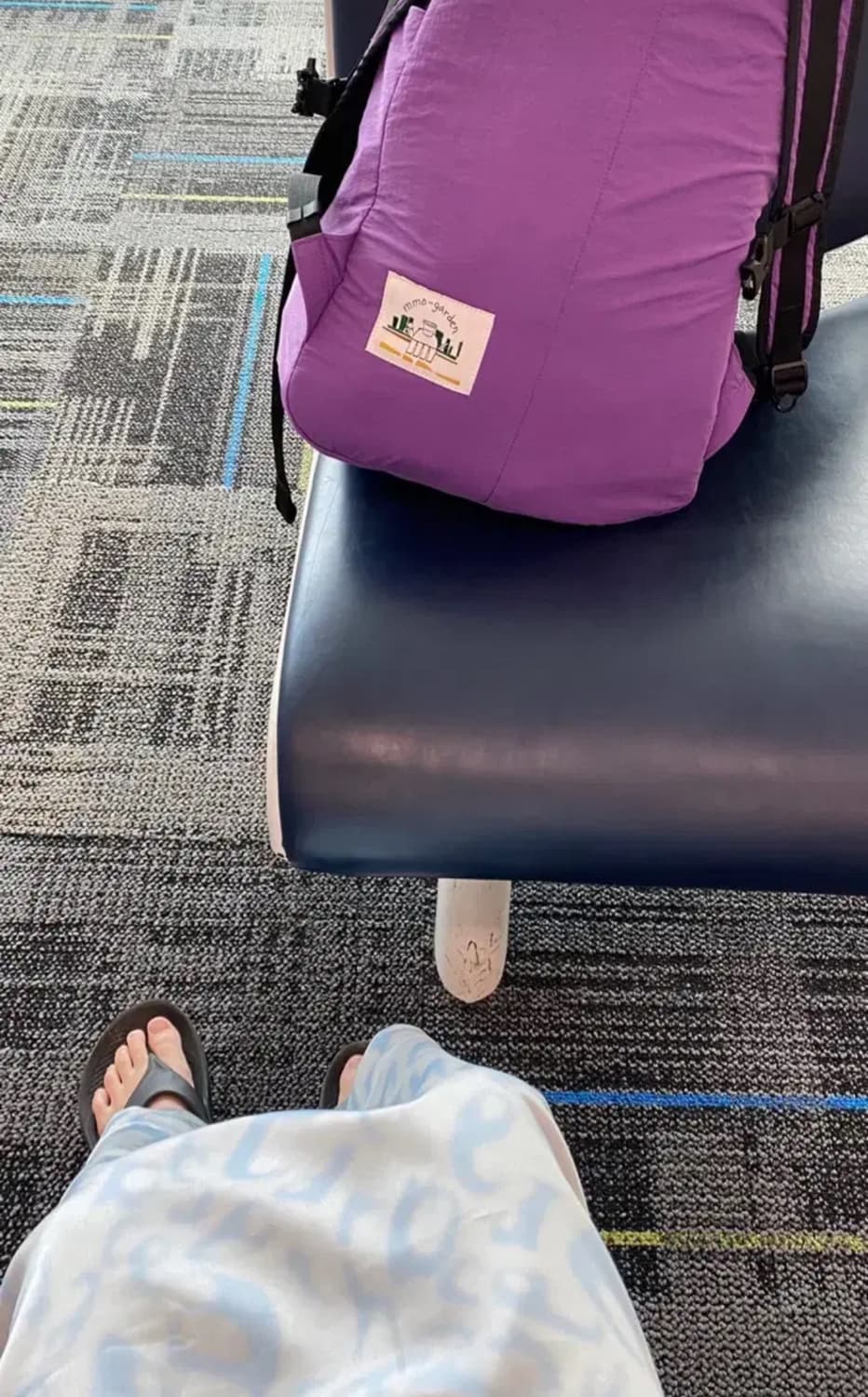 에메모가든 always backpack purple 퍼플 상품이미지2