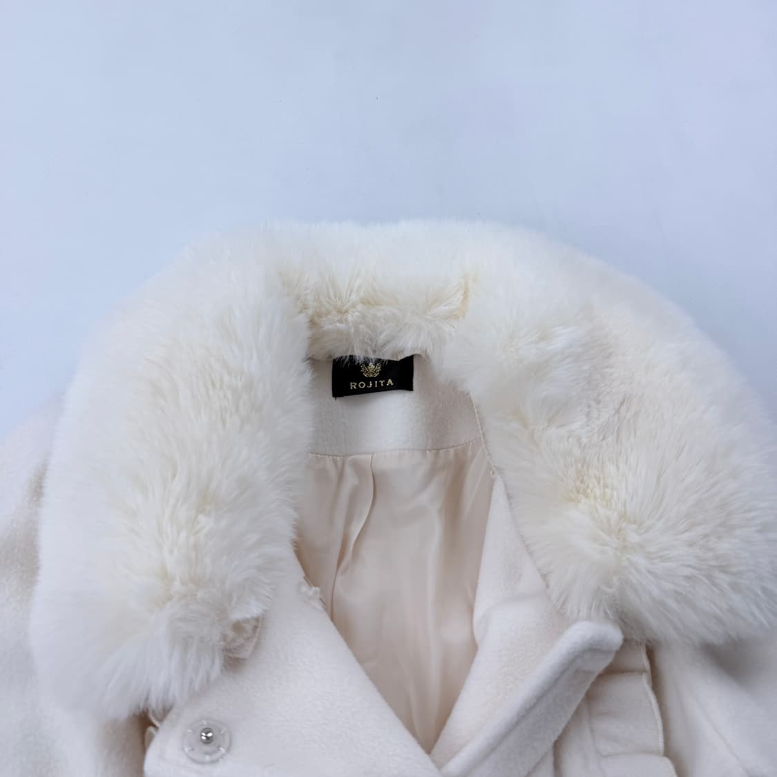 ROJITA 로지타 화이트 퍼 코트 상품이미지3