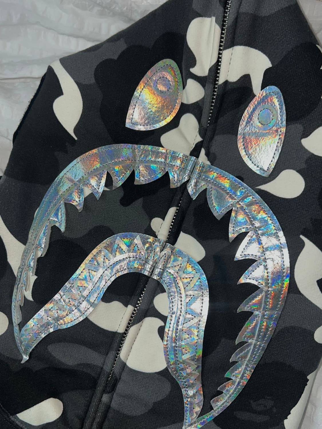 Bape 베이프 City Camo Shark  Zip Hoodie L  상품이미지2