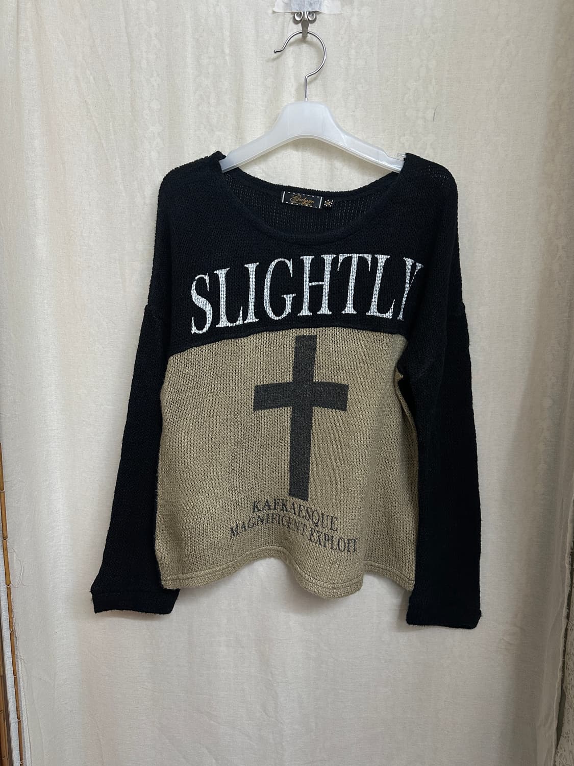 galyge printng knit tee 상품이미지5