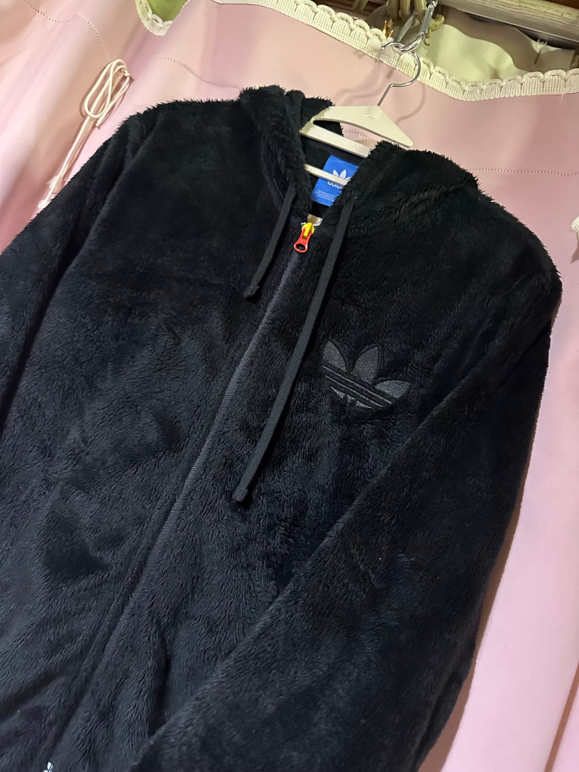 아디다스 카모 후리스 아디다스블랙 파이어버드 불꽃 후리스 집업 밀리터리 상품이미지3