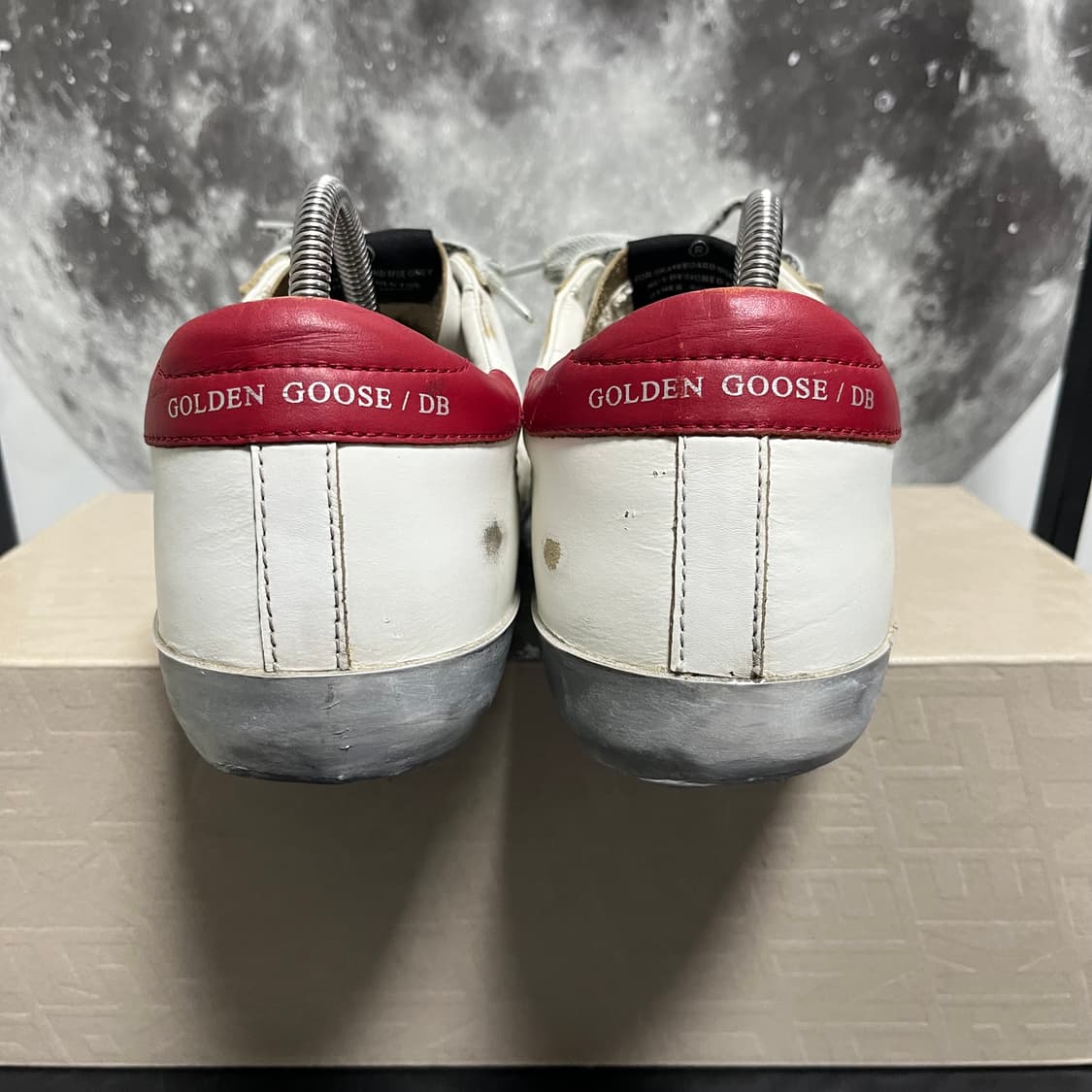 정품 39) 골든구스 스파클 실버 레드탭 스니커즈 250~255 상품이미지4
