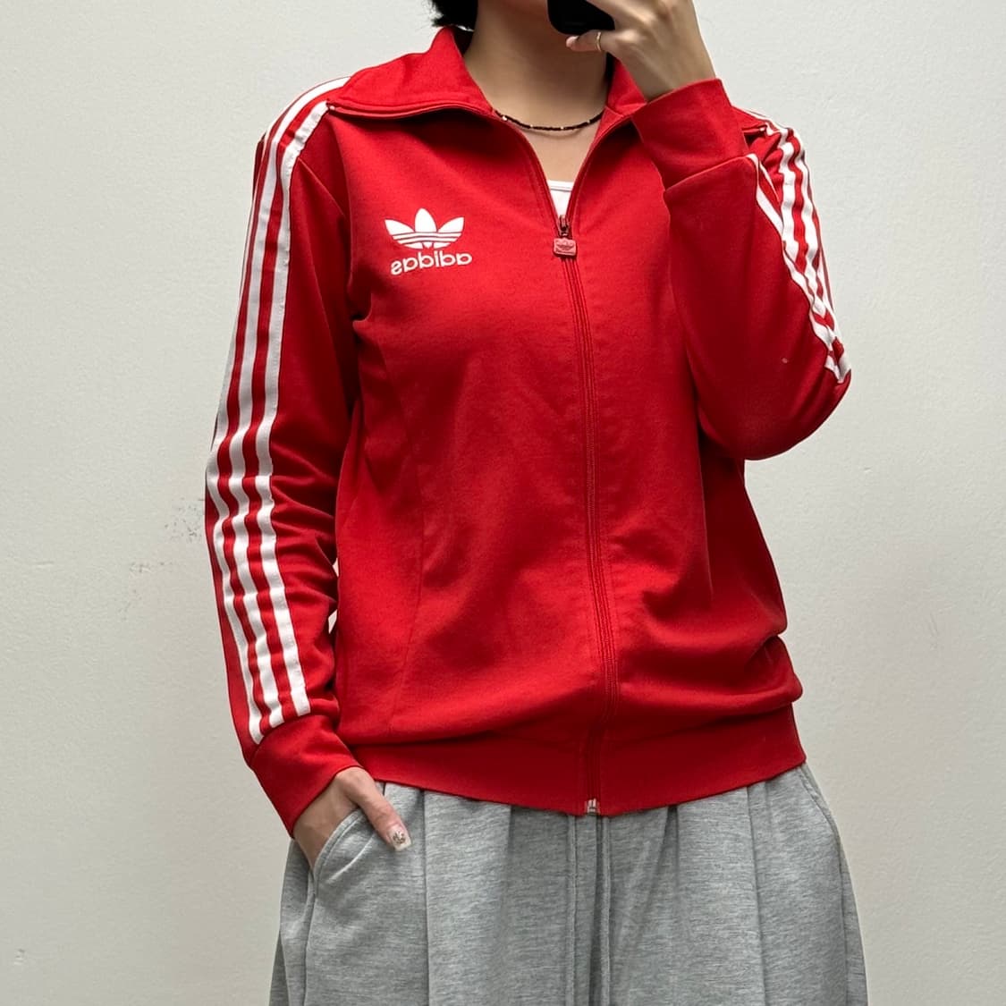 아디다스 유로파 트랙탑 져지 레드 90 [061104] 상품이미지2