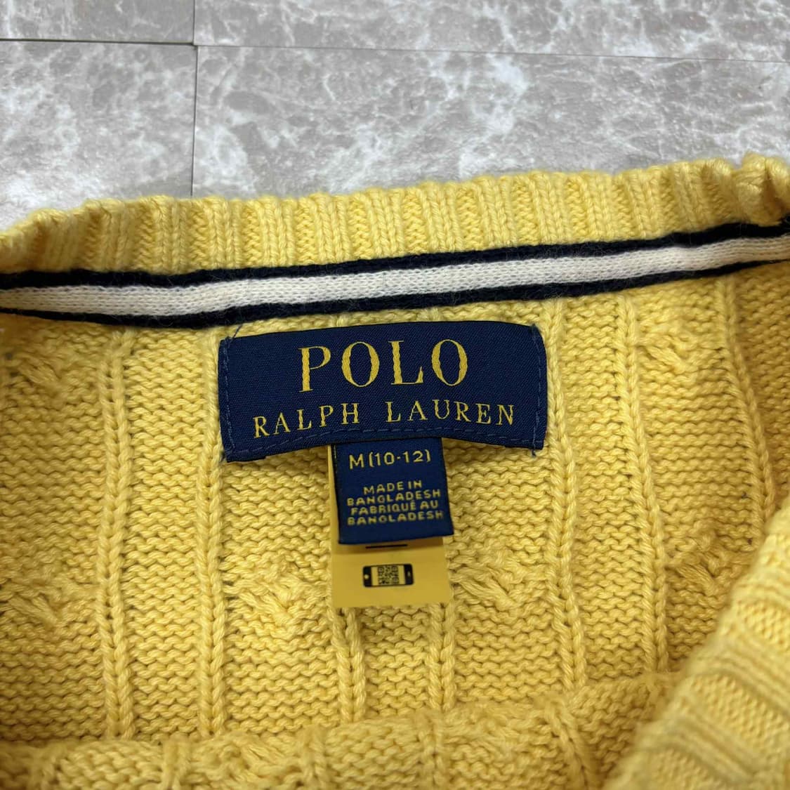 *최신형 폴로 랄프로렌 큐알택 케이블 크루넥 걸즈 니트(M) 상품이미지4