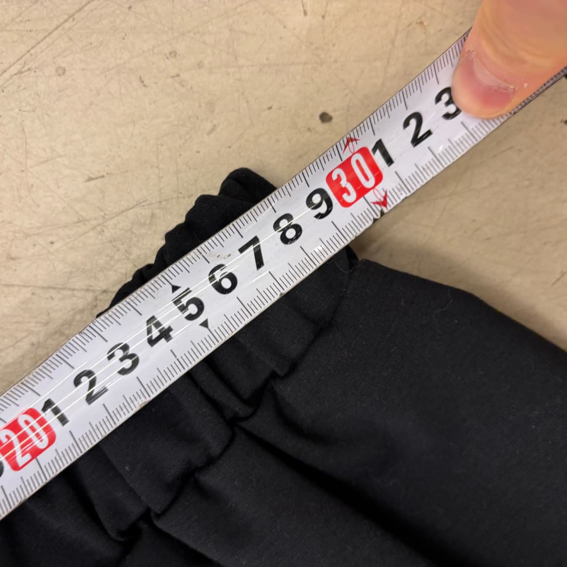 사이드라인 트임 블랙 폴리 롱스커트 상품이미지5